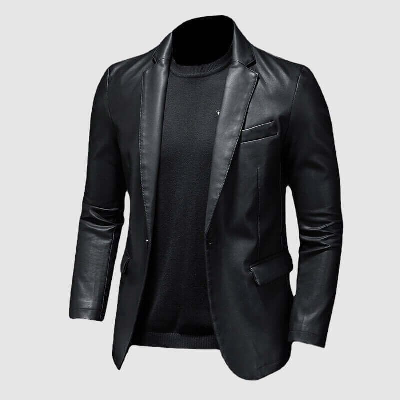 Men's Raw Leather Jacket