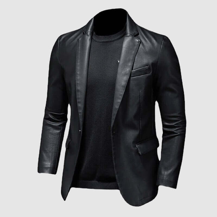 Men's Raw Leather Jacket