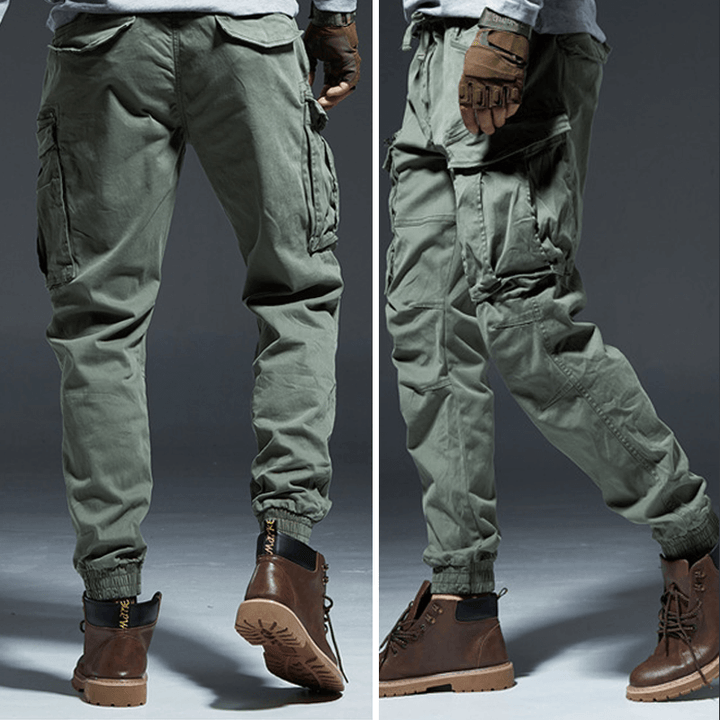 Men's Elastic Waist Cargo Pants