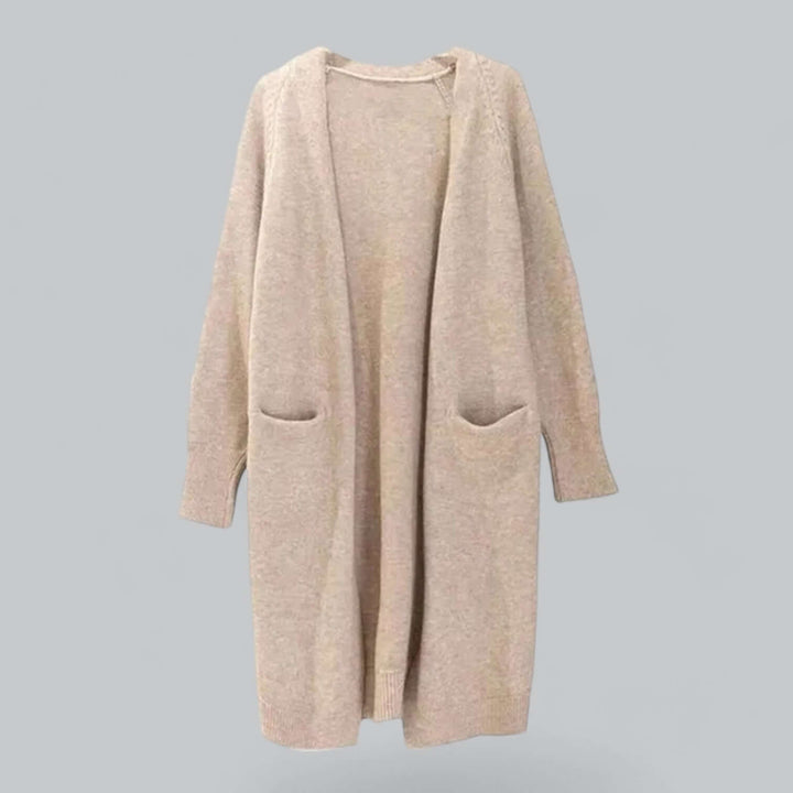 Women's Cashmere Blend Knitted Oversized Cardigan