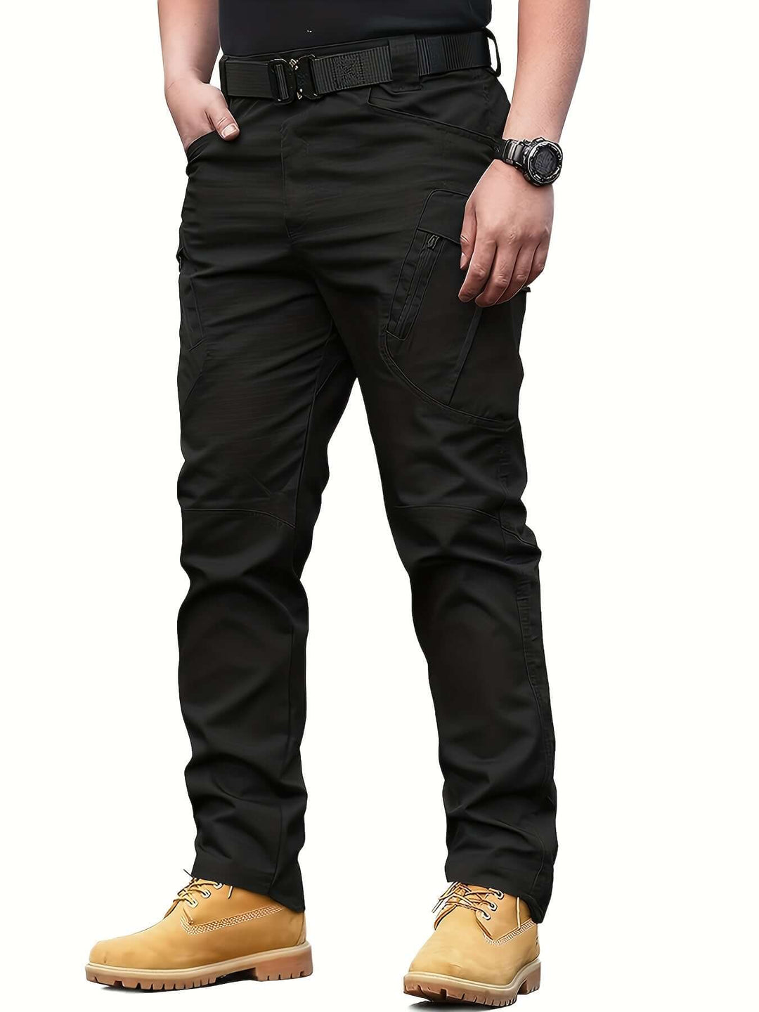 Men's Tactical Cargo Pants with Multiple Pockets