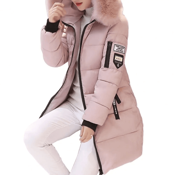 Windproof Puffer Coat for Women