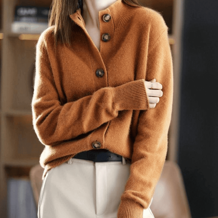 Elegant Women's Cashmere Cardigan