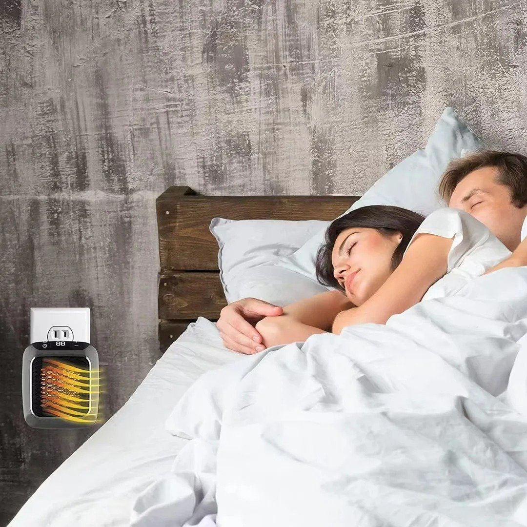 "Compact Mini Electric Radiator 800W, portable ceramic heater, sleek design, perfect for efficient home heating solutions."