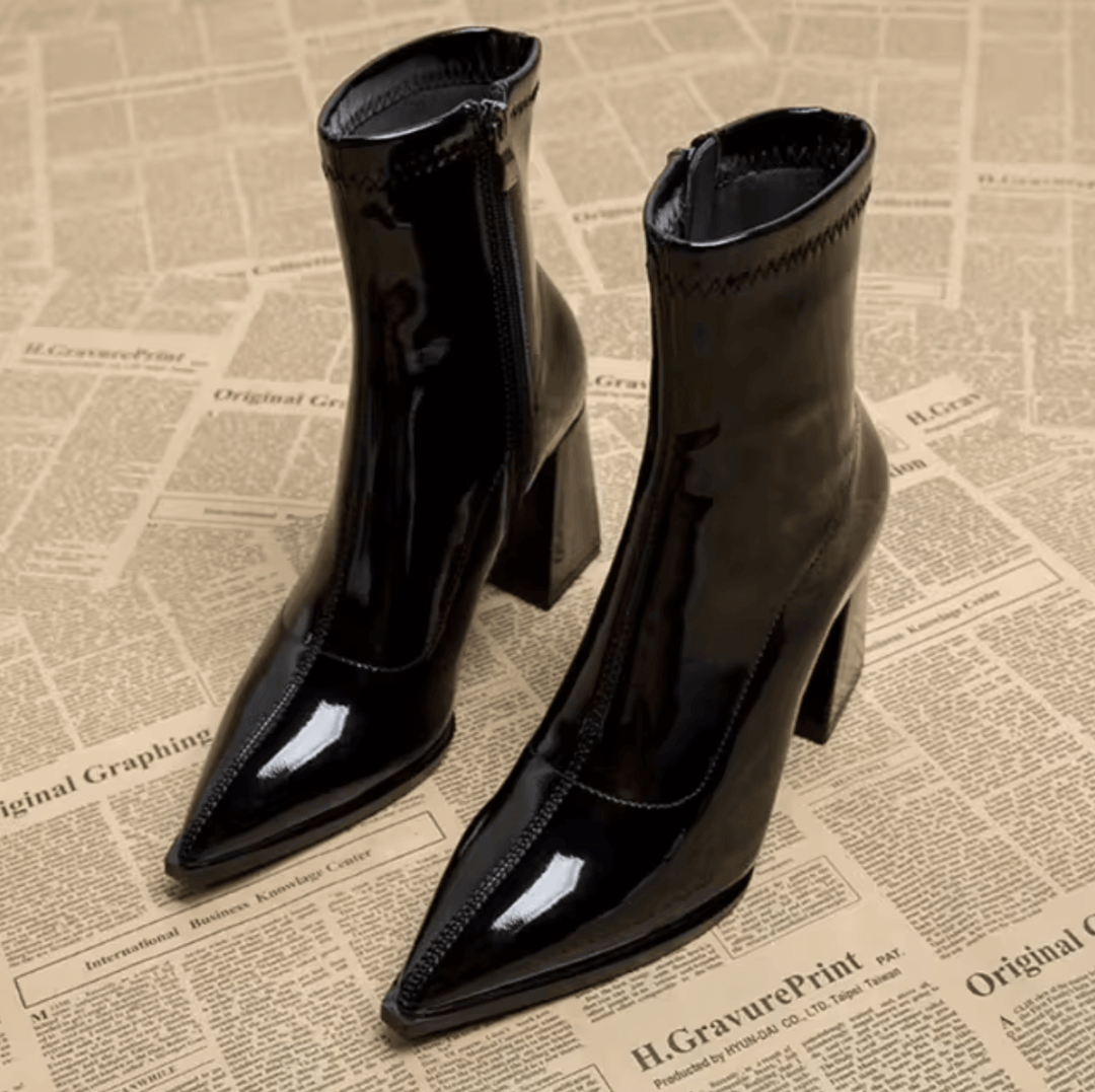 Leather Ankle Boots for Women