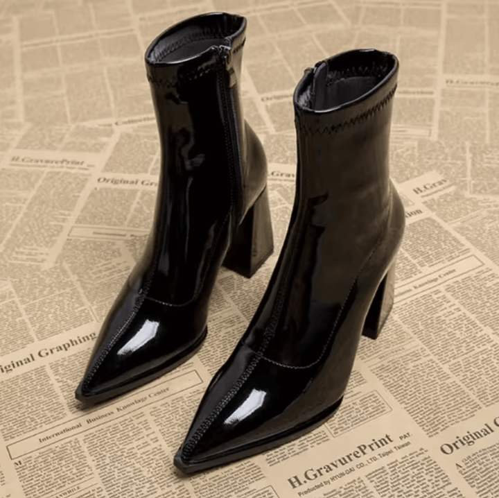 Leather Ankle Boots for Women