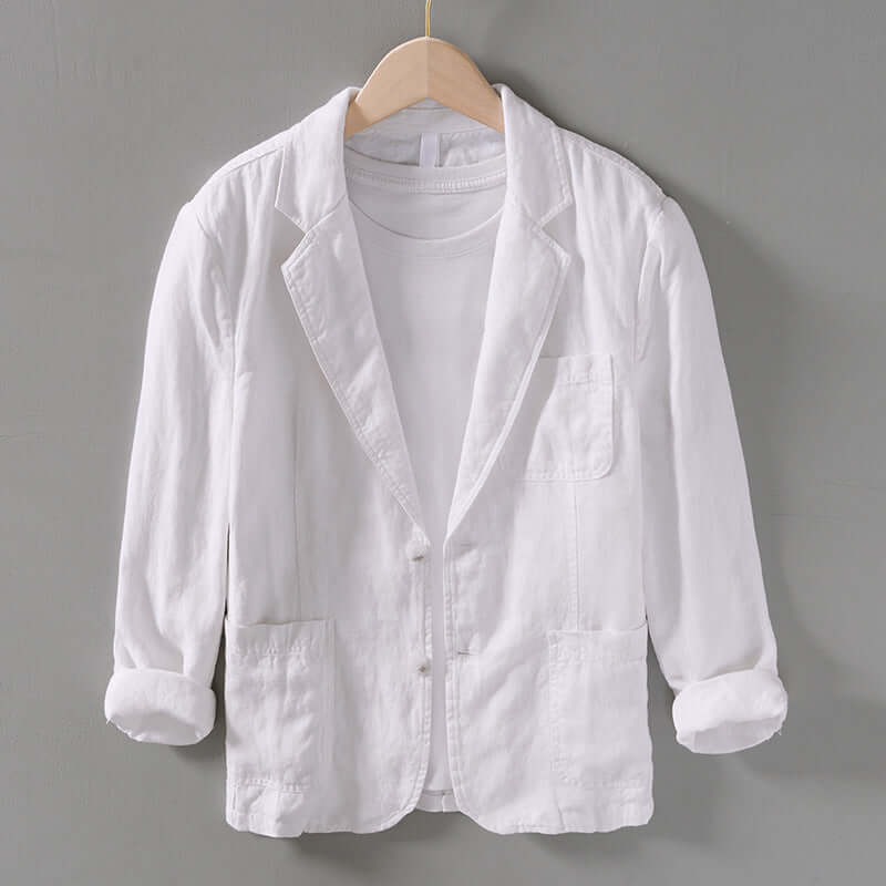 Men's Loose Fit Linen Blazer