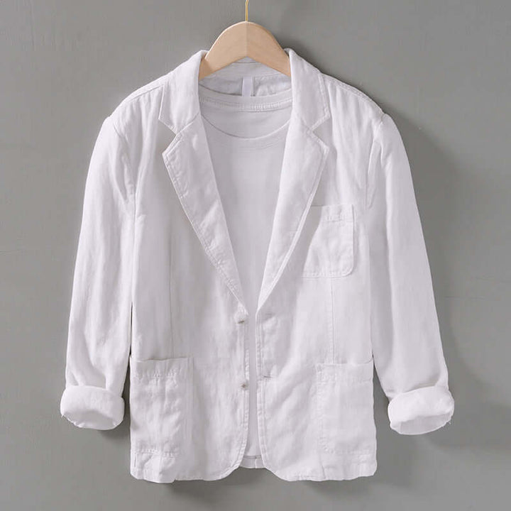 Men's Loose Fit Linen Blazer