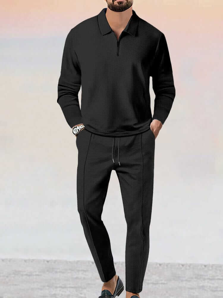 Men's Waffle Two-Piece Set