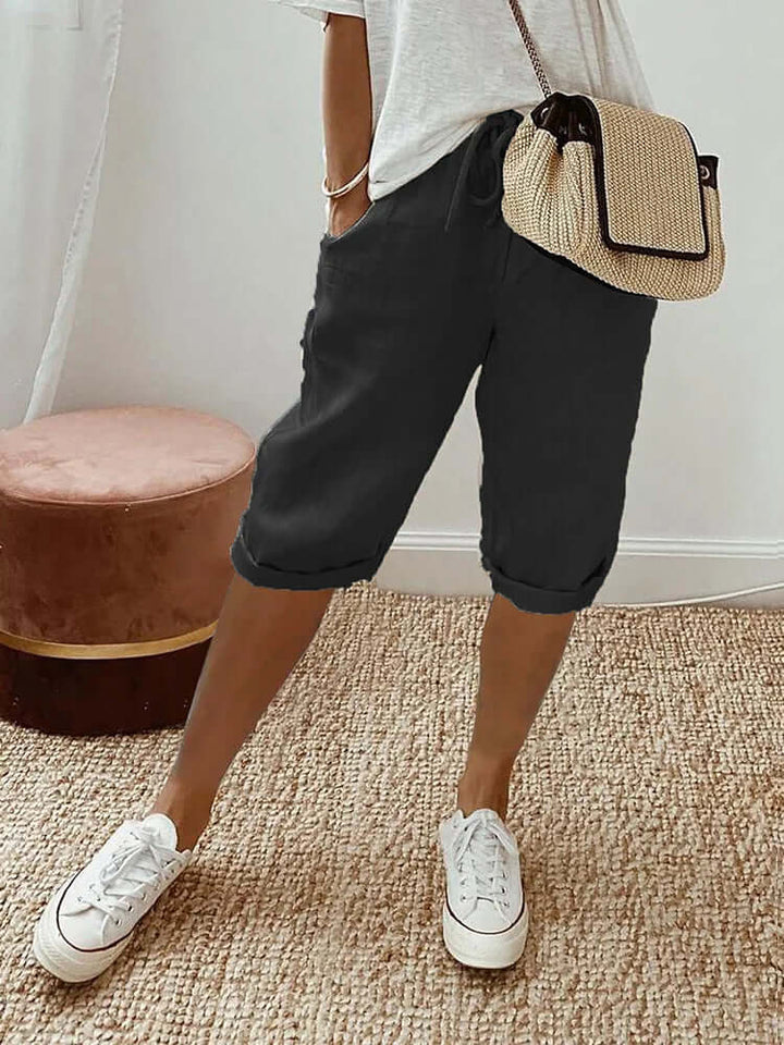 Women's Knee Length Drawstring Pants