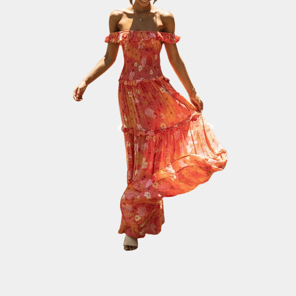 Boho Maxi Dress - Flowy Summer Dress