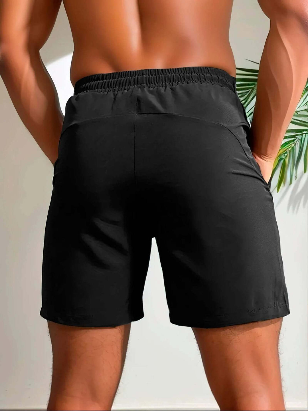 Men's Lightweight Training Shorts with Zip Pocket
