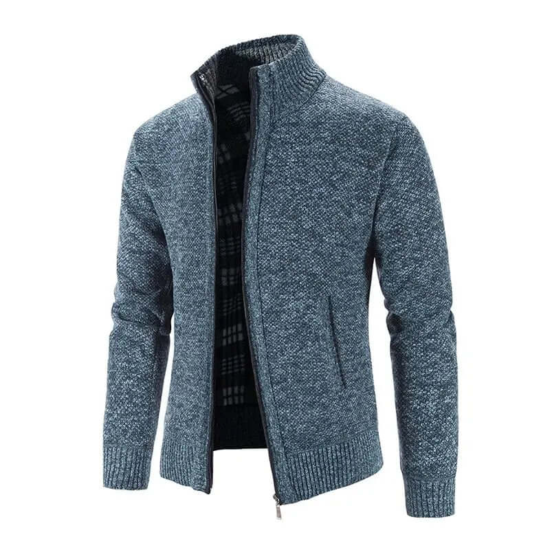 Men's Knitted Cardigan - Warm & Stylish
