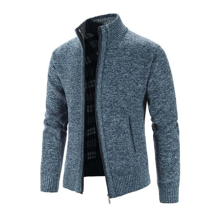 Men's Knitted Cardigan - Warm & Stylish