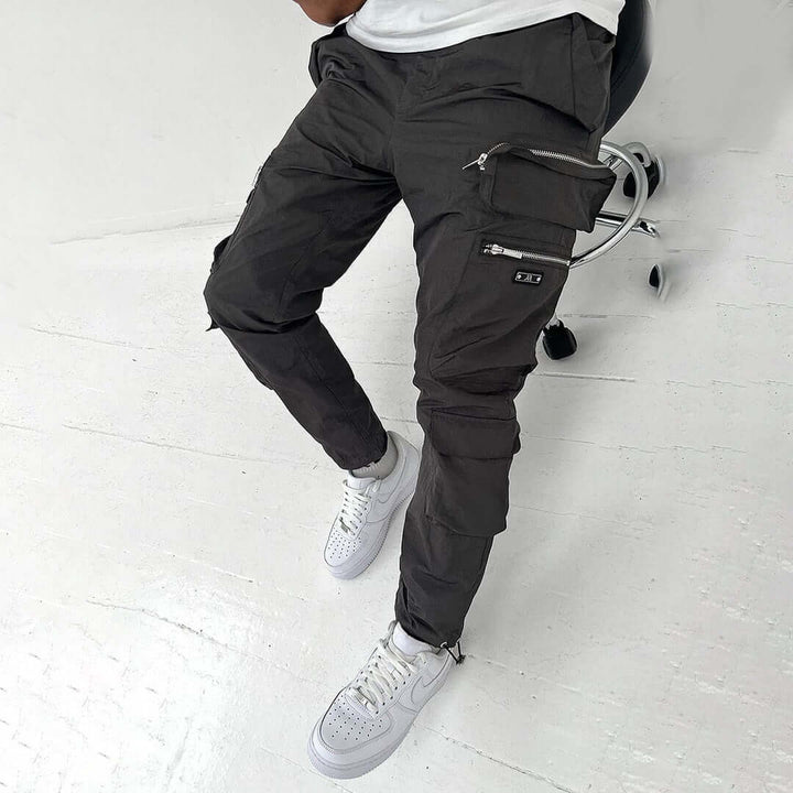 Men's Classic Fit Multi-Pocket Cargo Trousers