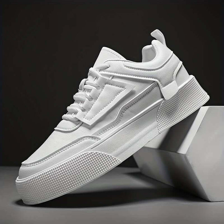 Men's White Platform Trainers