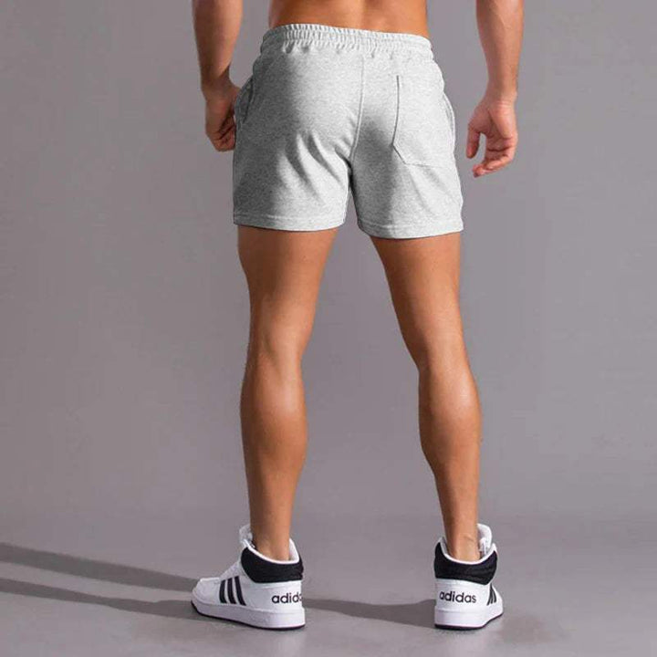 Men's Cotton Casual Shorts with Elastic Waistband