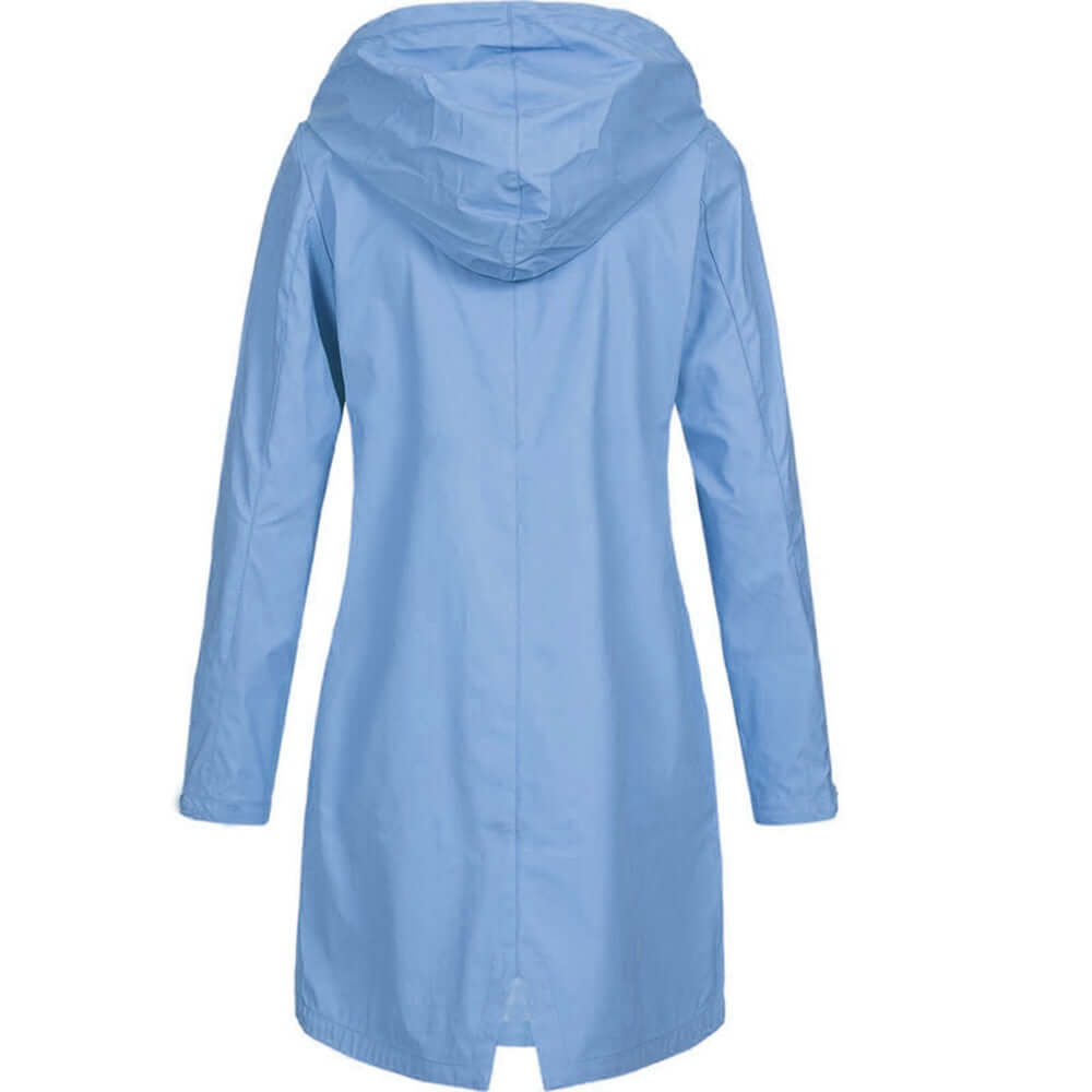 Women's Waterproof Hooded Raincoat
