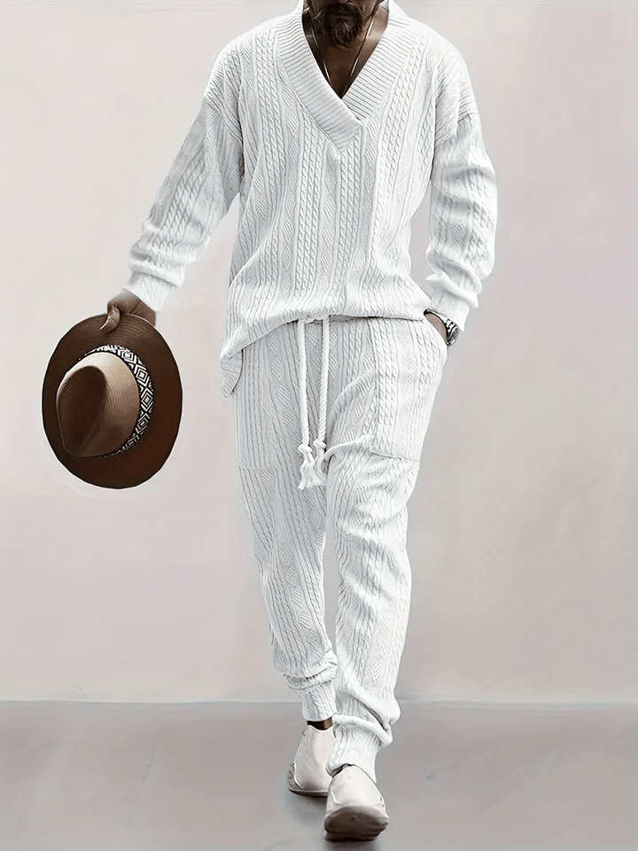 Men's Knitted Loungewear Set