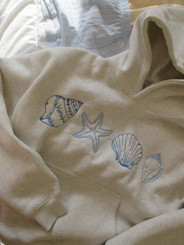 Women's Seashell Print Hoodie