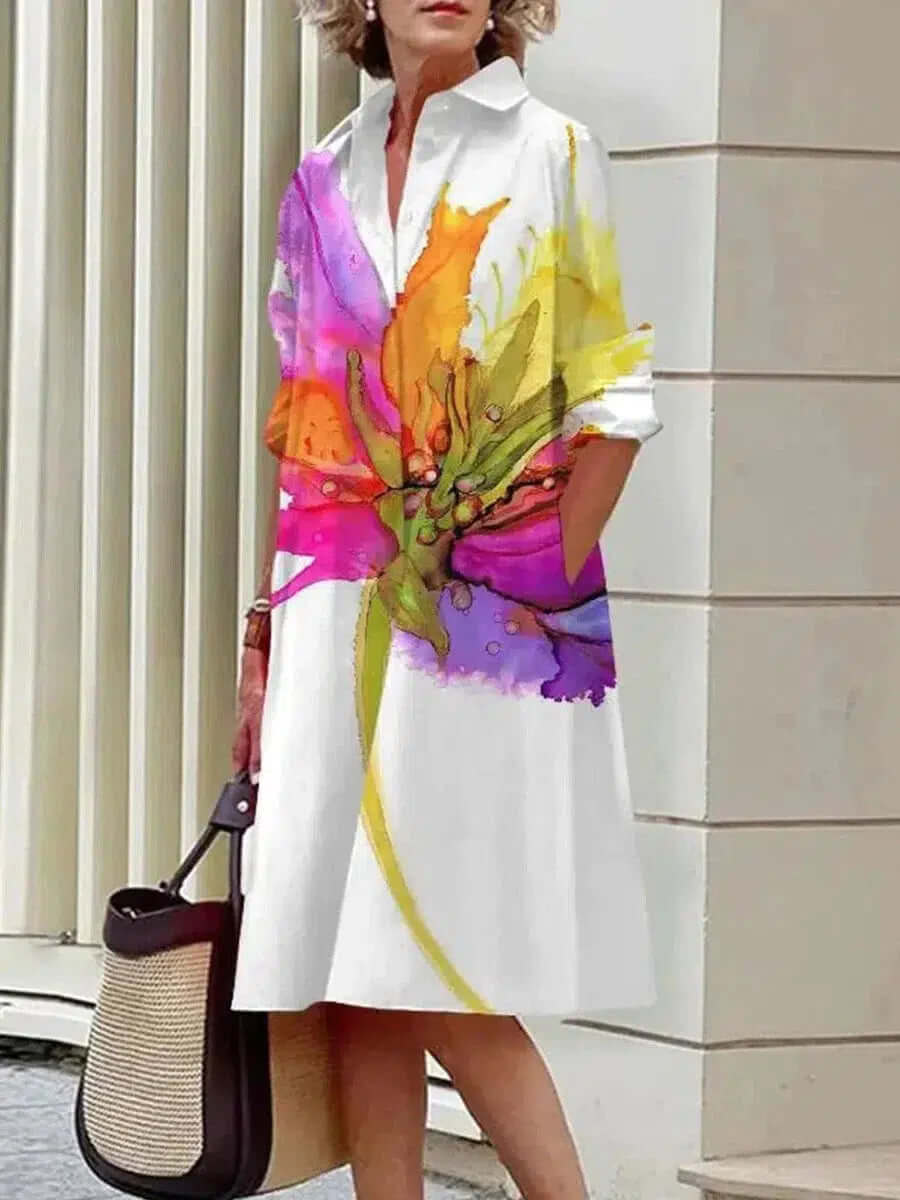 Women's Summer V-Neck Dress