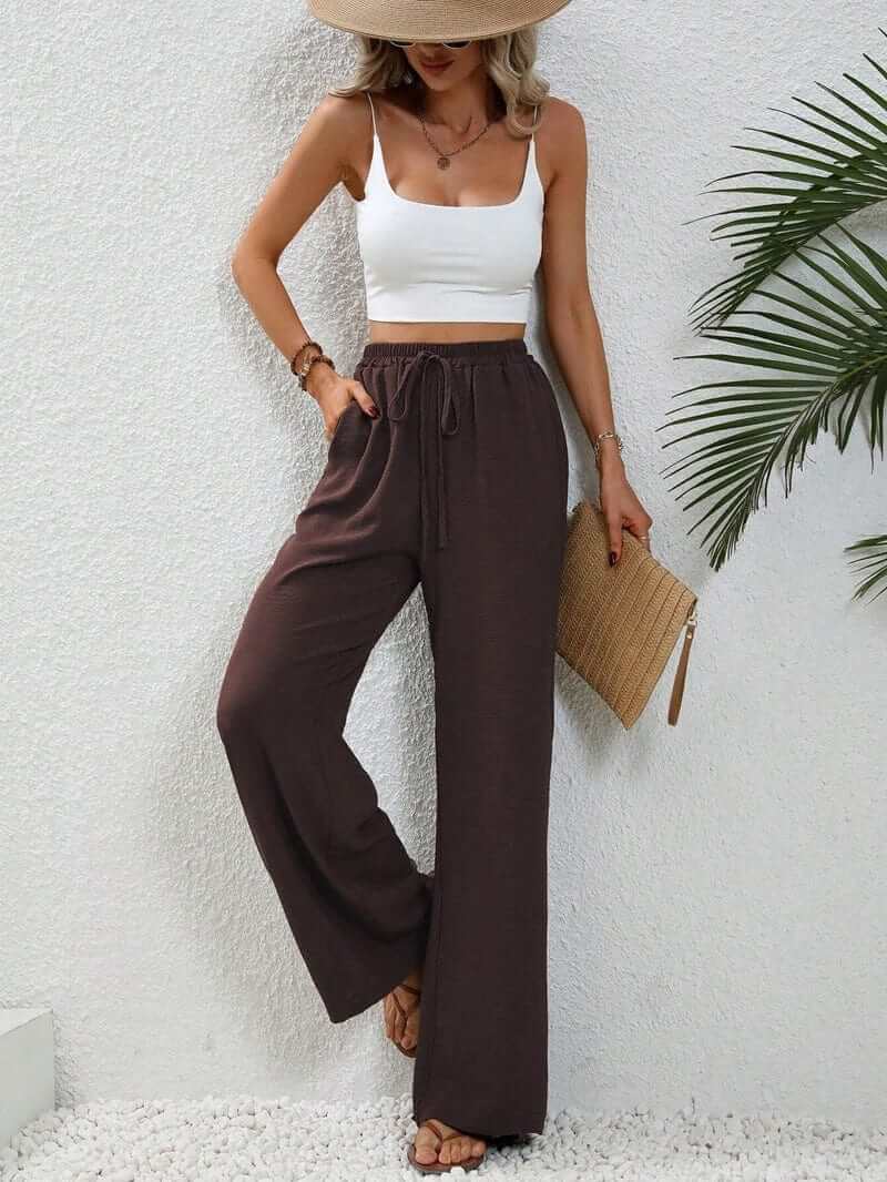 Linen Trousers - Comfortable Fit
