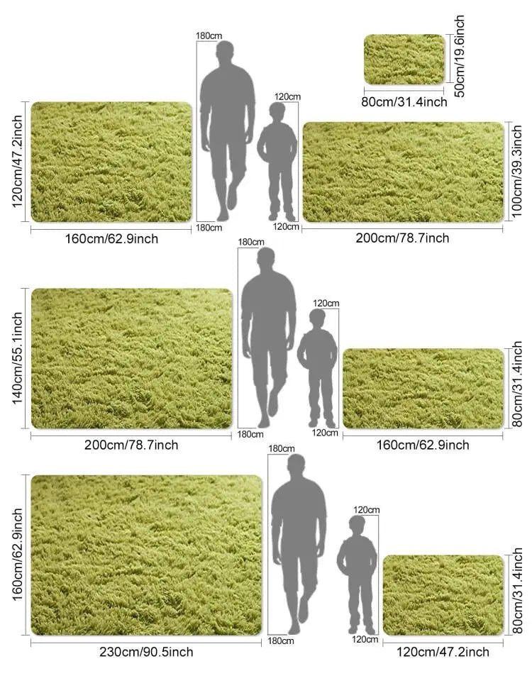 "Elegant round ultra-soft fluffy rug, non-slip, plush texture, perfect for home decor, enhances cozy room atmosphere."