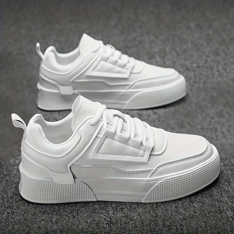 Men's White Platform Trainers