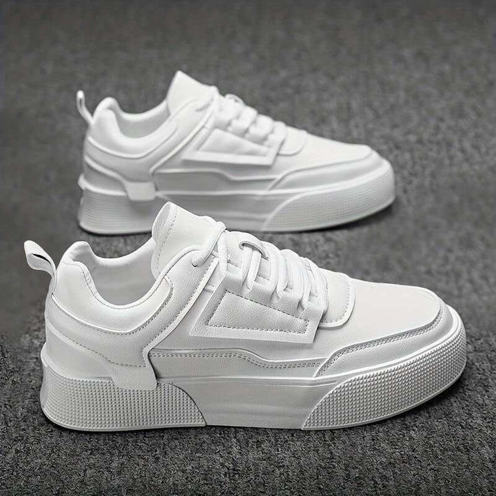 Men's White Platform Trainers