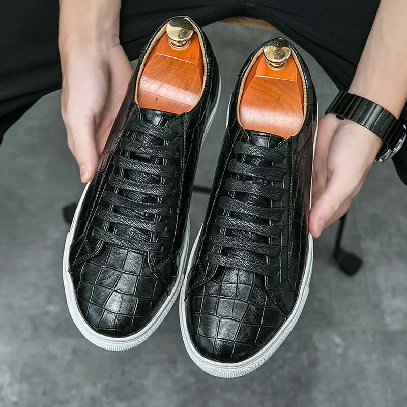 Men's Lace-Up British Style Boots