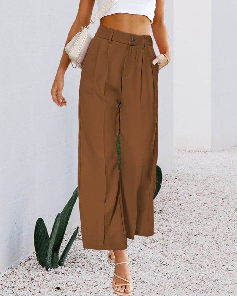 Women's Elegant Wide-Leg Trousers