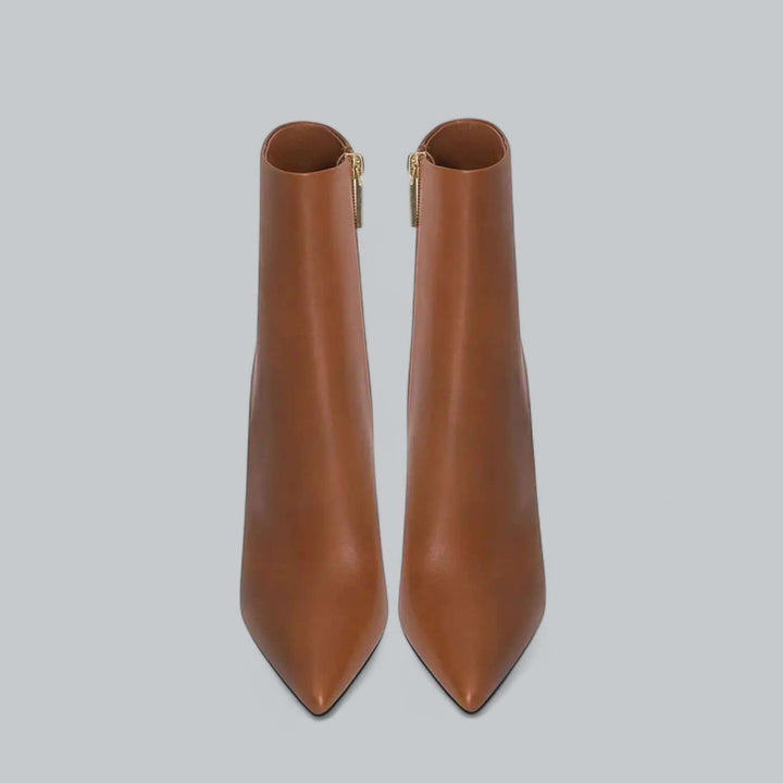 Women's Pointed Toe Faux Leather Boots