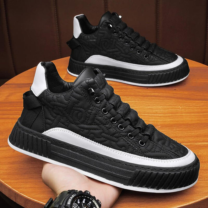 Men's Leather Shoes with Cushioned Insoles