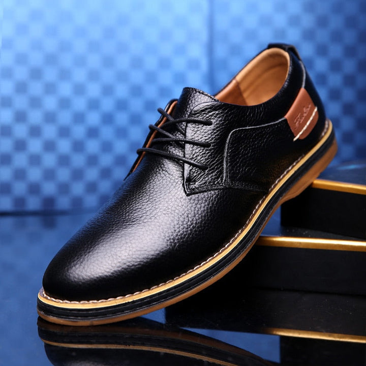 Men's classic formal lace-up shoes, sleek design, versatile colors, elegant and comfortable, perfect for events and business.