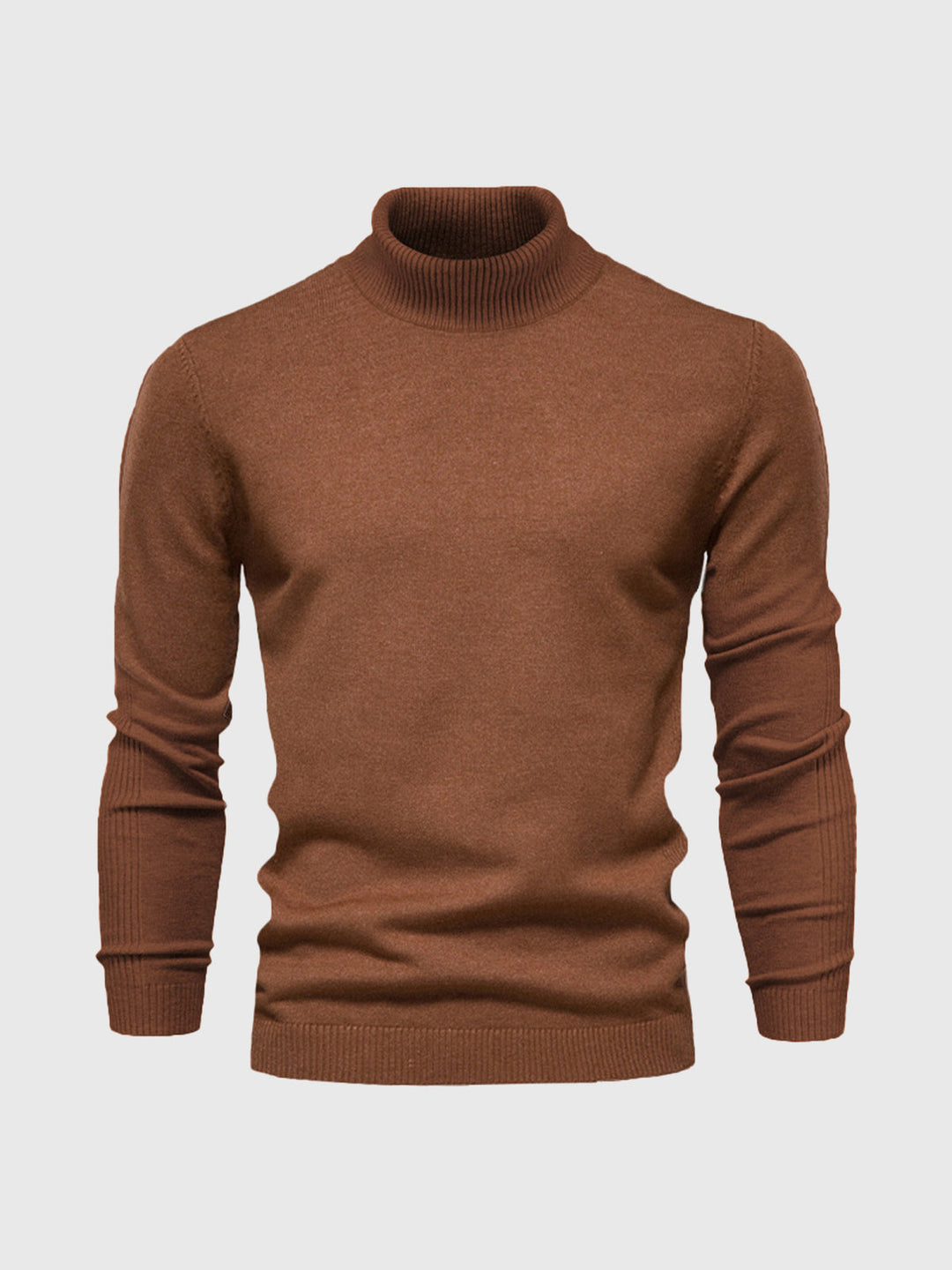 "Men's classic turtleneck sweater in elegant autumn/winter style with a sleek, modern fit; ideal for versatile occasions."