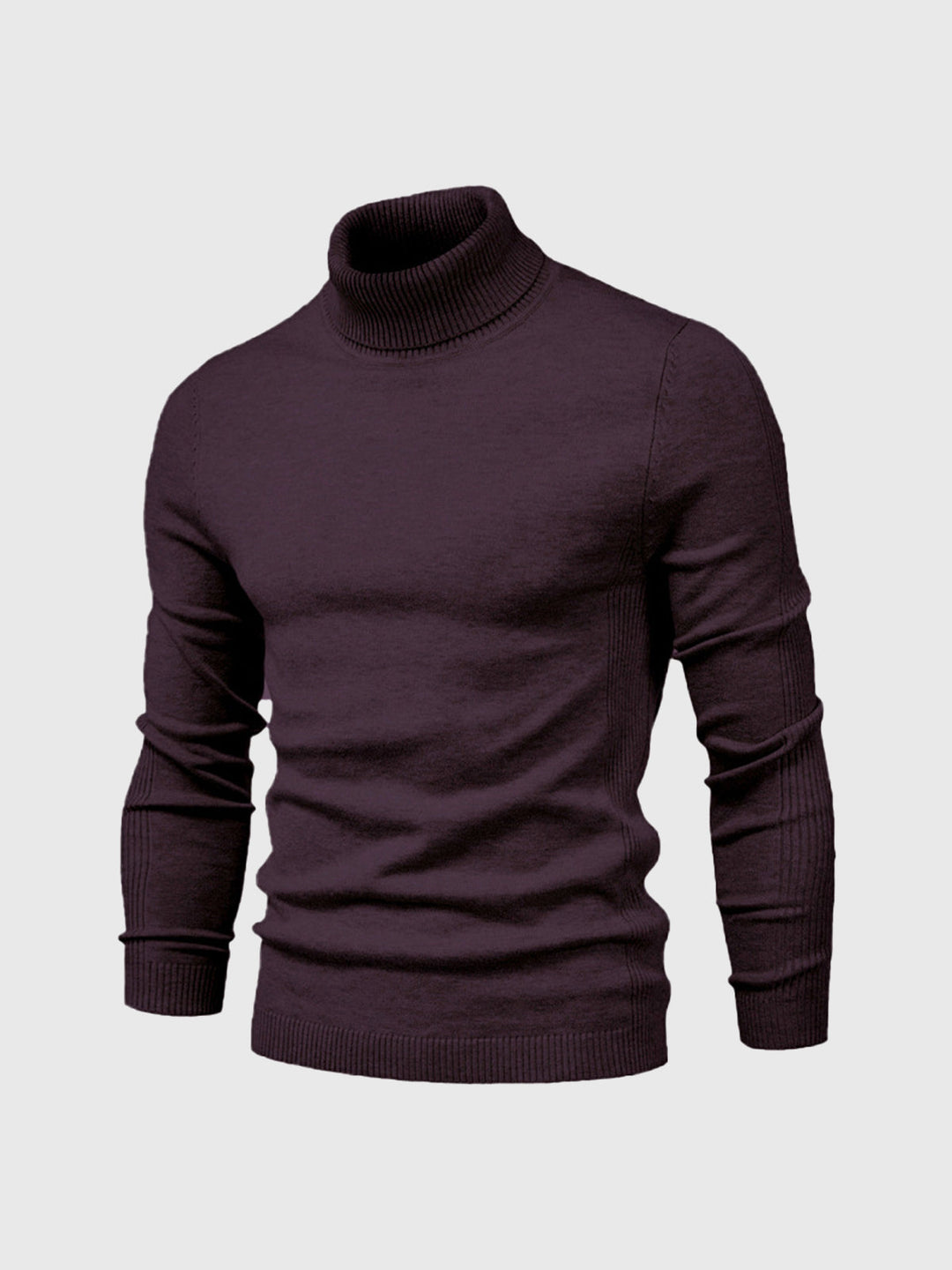 "Men's classic turtleneck sweater in elegant autumn/winter style with a sleek, modern fit; ideal for versatile occasions."