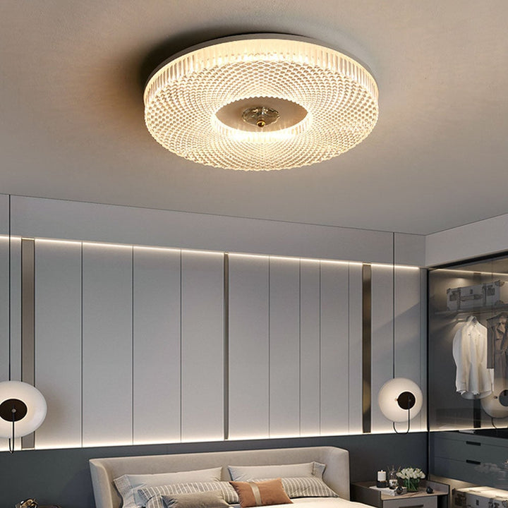 "Modern ultra-slim LED ceiling light with sleek metal frame and white acrylic, perfect for contemporary home decor."