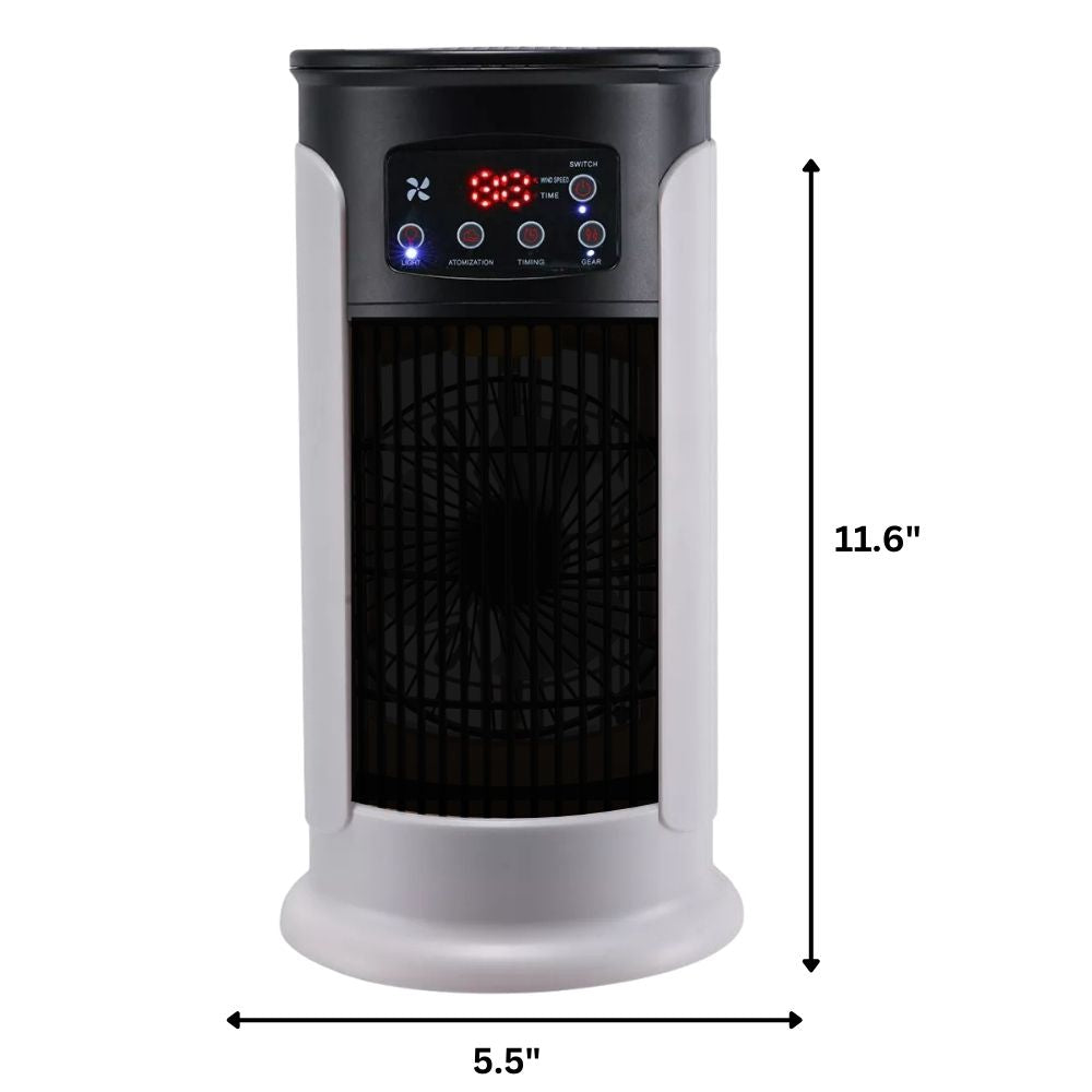 "Portable air conditioner, energy efficient, windowless design, compact and mobile, ideal for small rooms or offices."