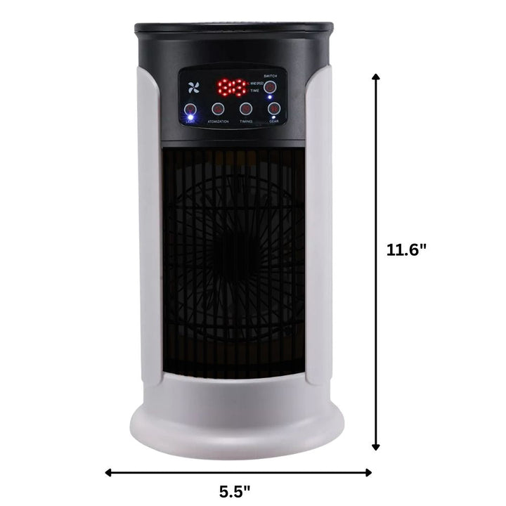 "Portable air conditioner, energy efficient, windowless design, compact and mobile, ideal for small rooms or offices."