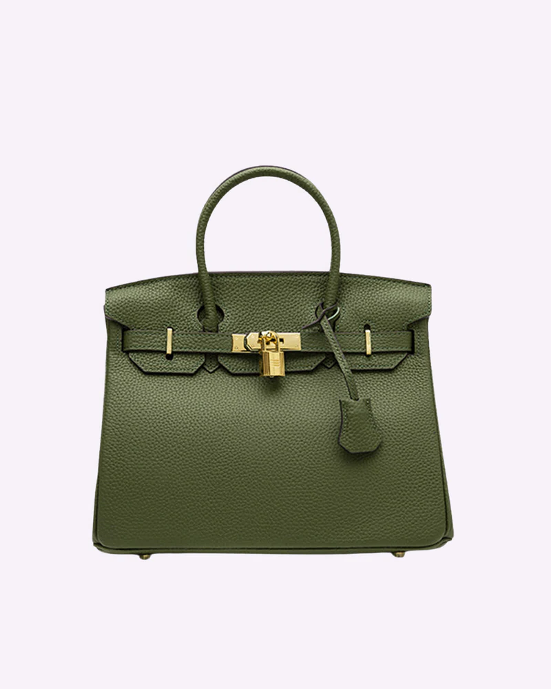 Women's luxury leather tote handbag, elegant for work and travel, genuine leather, sleek stylish design, versatile functional