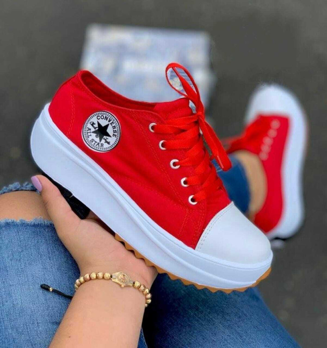 "Women's Mary Orthopedic Sneakers, stylish and comfortable, with sleek design, lace-up closure, and vibrant color options."