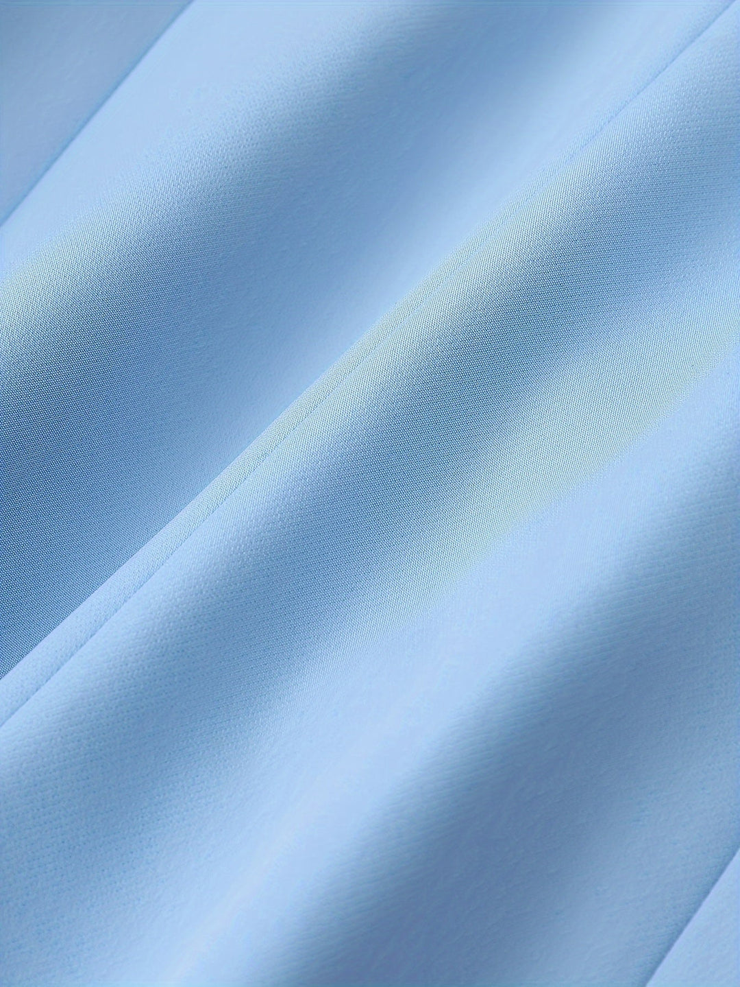 "Women's notched lapel blazer set, tailored fit, long sleeves, versatile all-season elegance, solid pattern in blue."