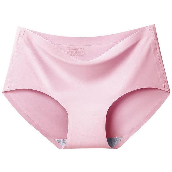 "Women's seamless silky briefs 5-pack, sleek design, invisible support, soft fabric, comfortable fit, no visible lines"