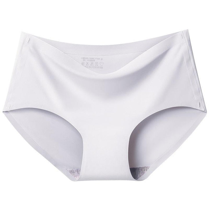 "Women's seamless silky briefs 5-pack, sleek design, invisible support, soft fabric, comfortable fit, no visible lines"