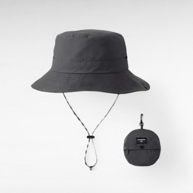 "Women's UV Protection Sun Hat with Wide Brim, UPF 50+, available in Beige, Gray, Navy Blue, stylish sun coverage accessory"