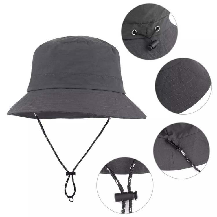 "Women's UV Protection Sun Hat with Wide Brim, UPF 50+, available in Beige, Gray, Navy Blue, stylish sun coverage accessory"