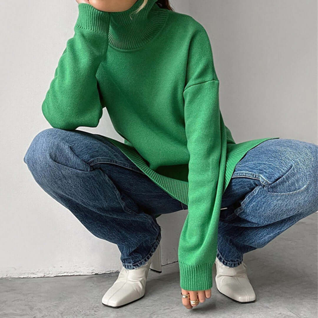 Women's High-Neck Sweater