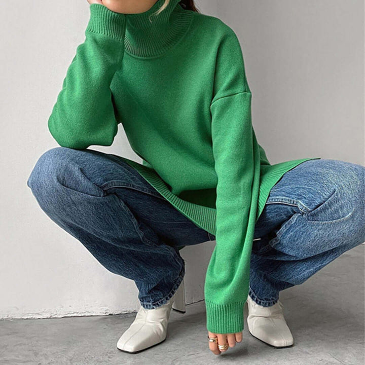 Women's High-Neck Sweater