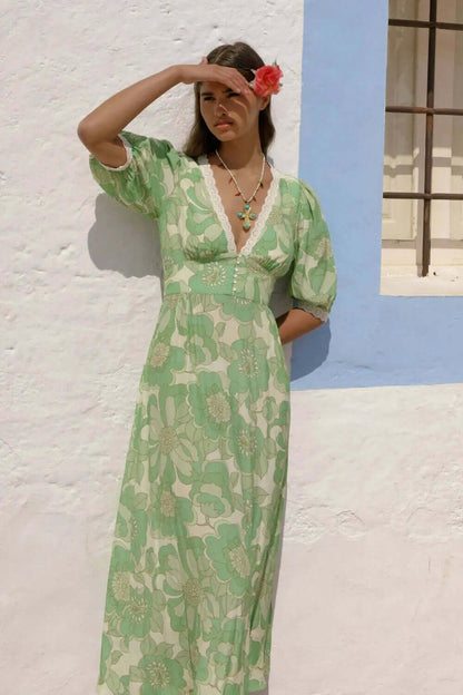 Sleeveless Round Neck Casual Midi Dress