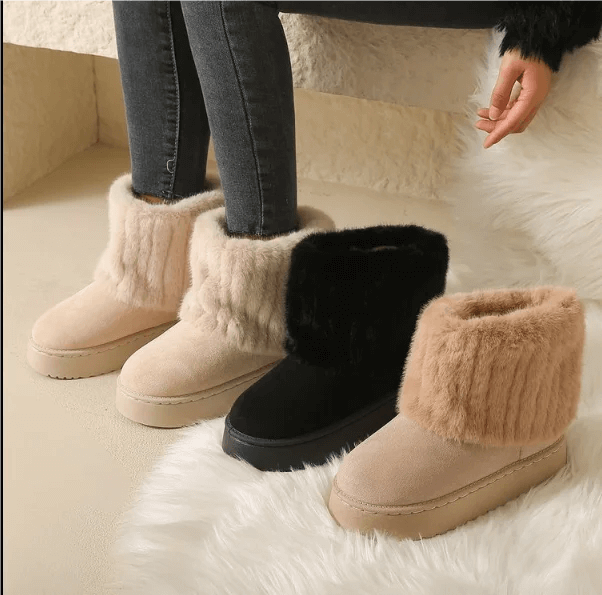 Women's Warm Fur Lined Winter Boots